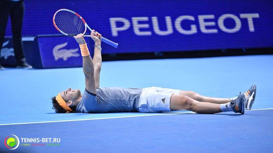 Итоговый турнир ATP: Тим радуется победе над Джоковичем