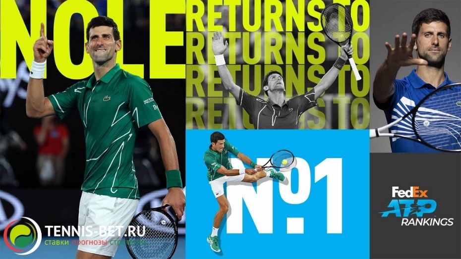 Итоговый рейтинг ATP 2020: новые рекорды