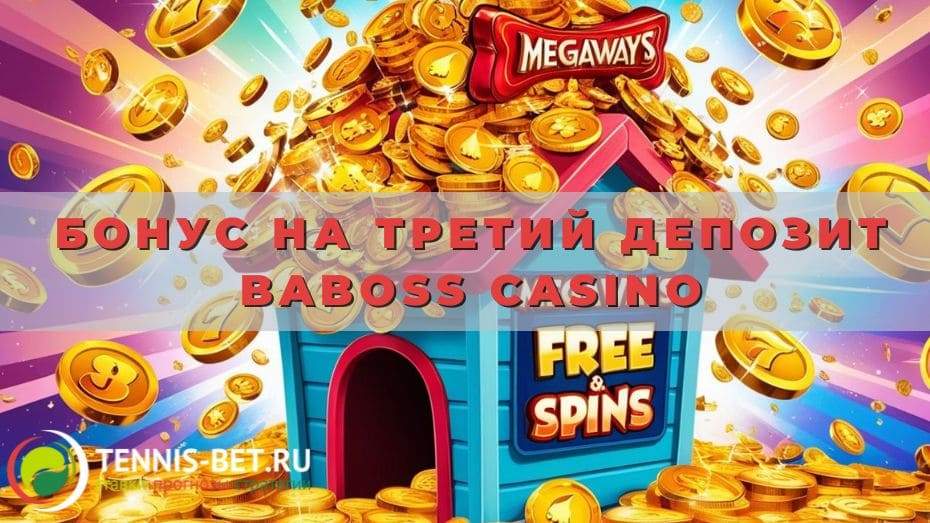 Бонус на третий депозит Baboss casino