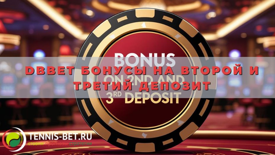 DBbet Бонусы на второй и третий депозит