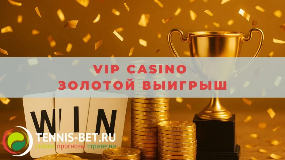 Vip casino Золотой выигрыш